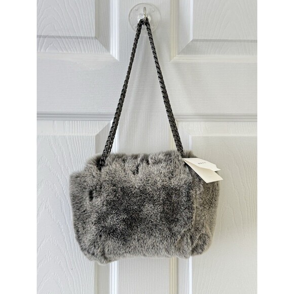 NWT BOYY Real Fur Bag With Sliding Adjustable Chain (A051) - Picture 1 of 8